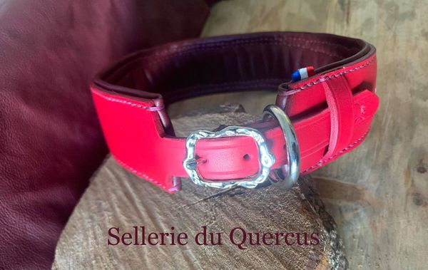COLLIER CHIEN EN GALUCHAT
