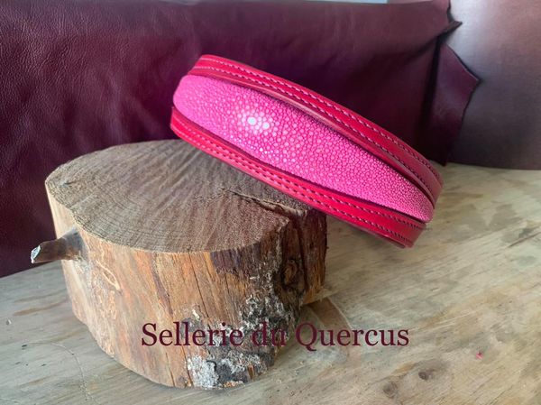 COLLIER CHIEN EN GALUCHAT
