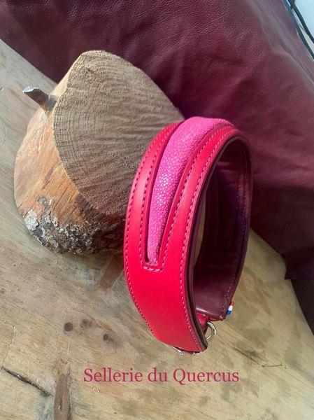 COLLIER CHIEN EN GALUCHAT