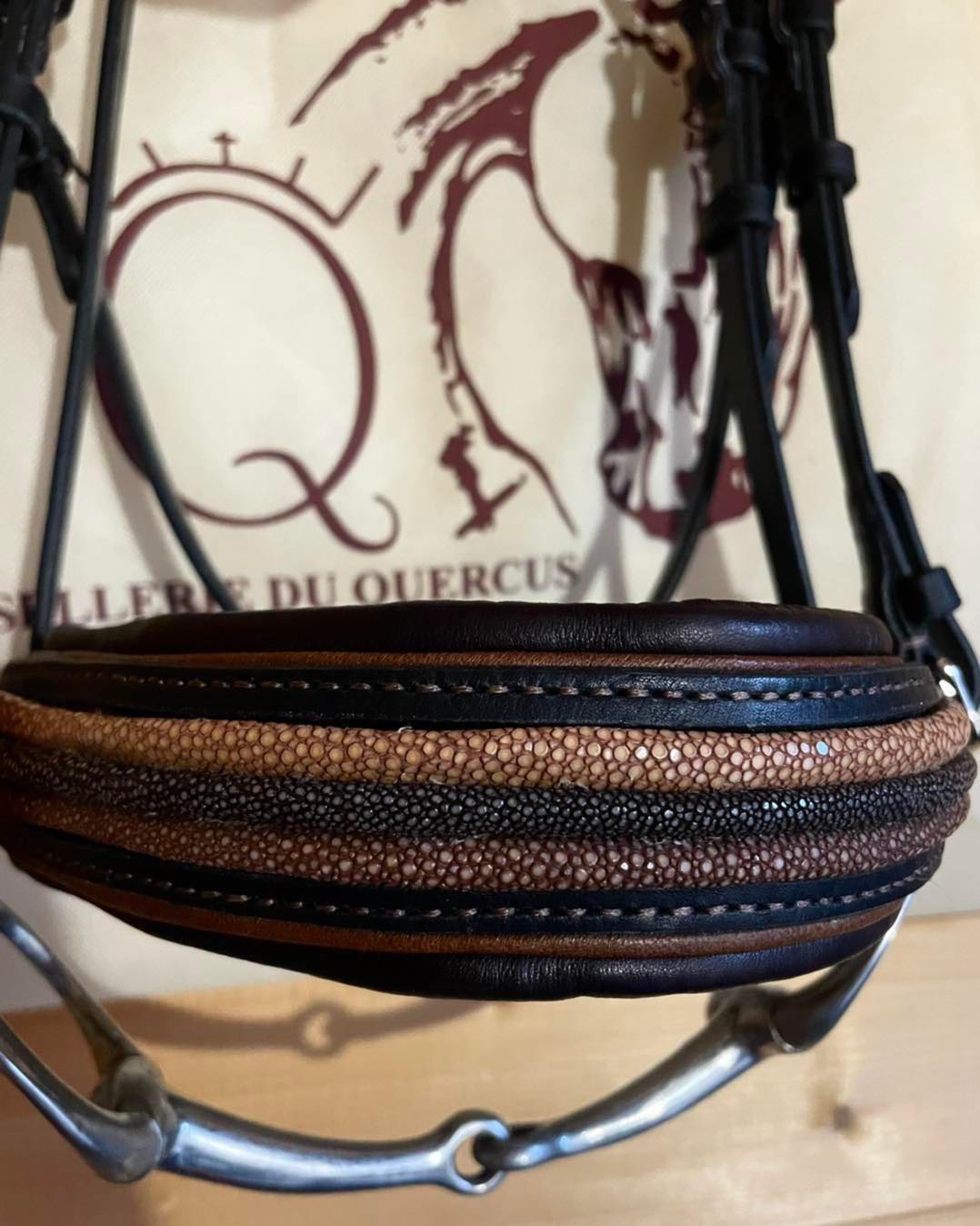BRIDON LUXE 3 BRINS EN GALUCHAT