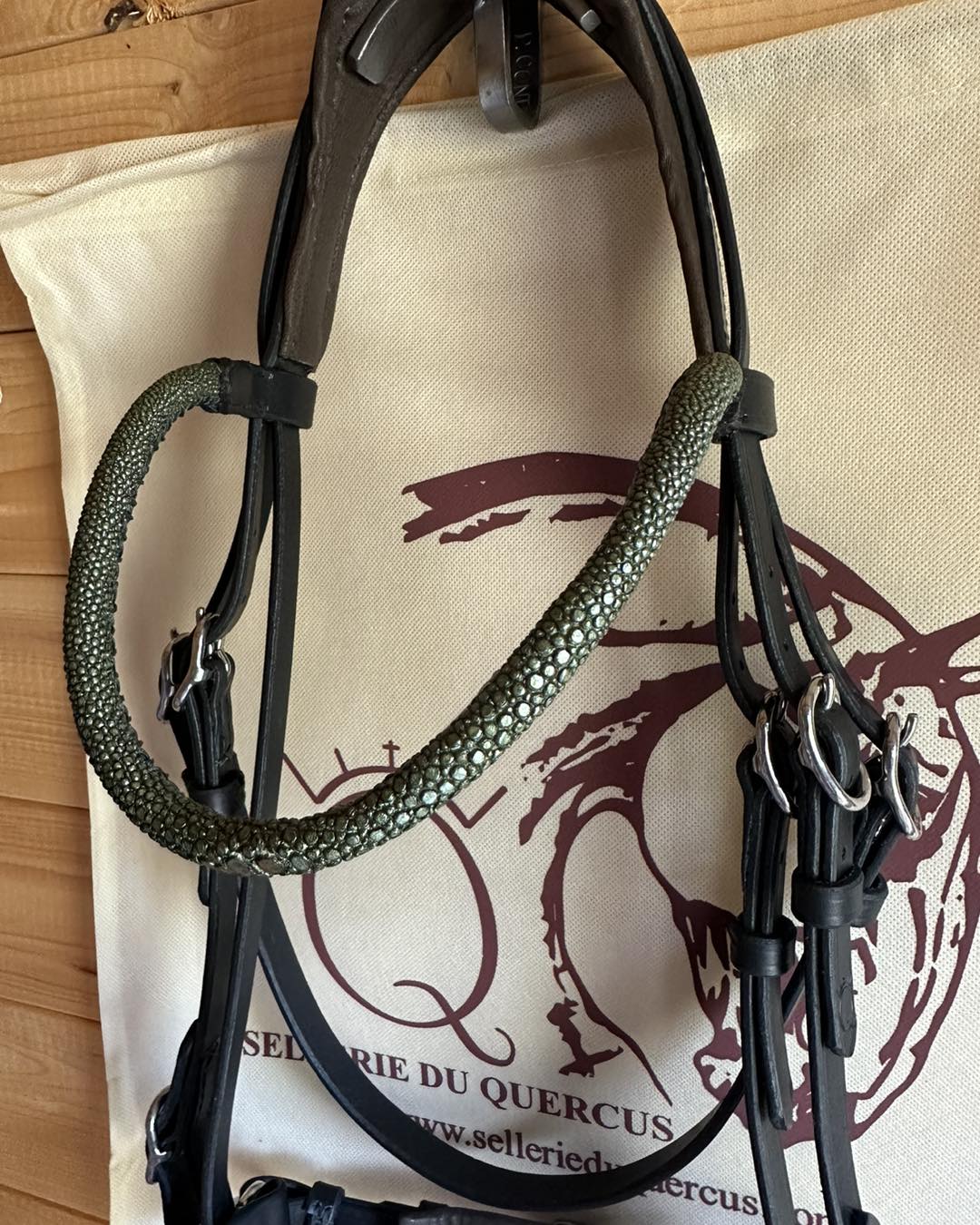 BRIDON LUXE 3 BRINS EN GALUCHAT