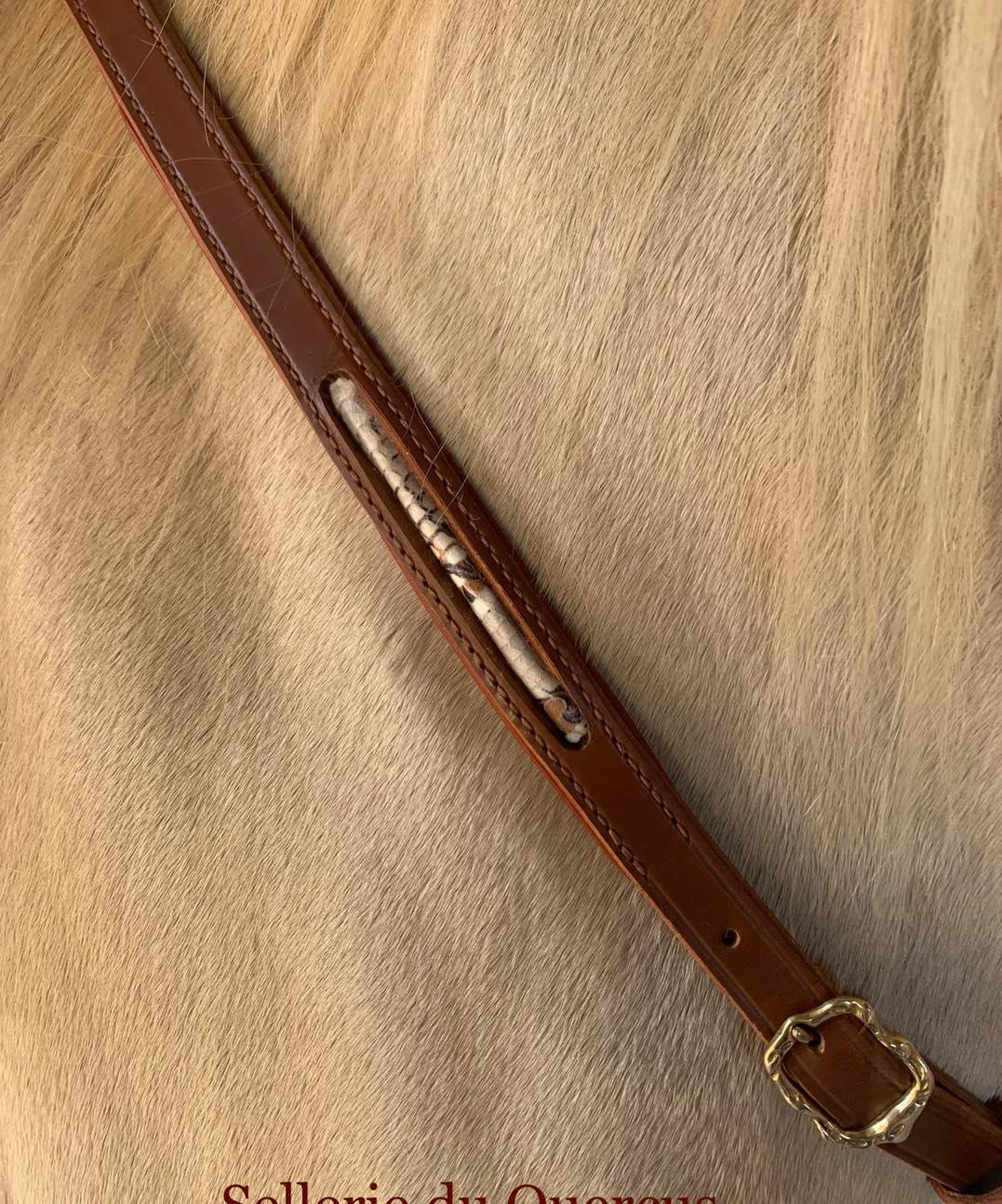 COLLIER DE CHASSE CUIR SERPENT